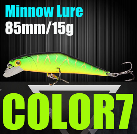 AFISHLURE Fishing Lure Wobblers Trout 85mm/15g Minnow Hard Baits Iscas Artificial Pesca Leurre