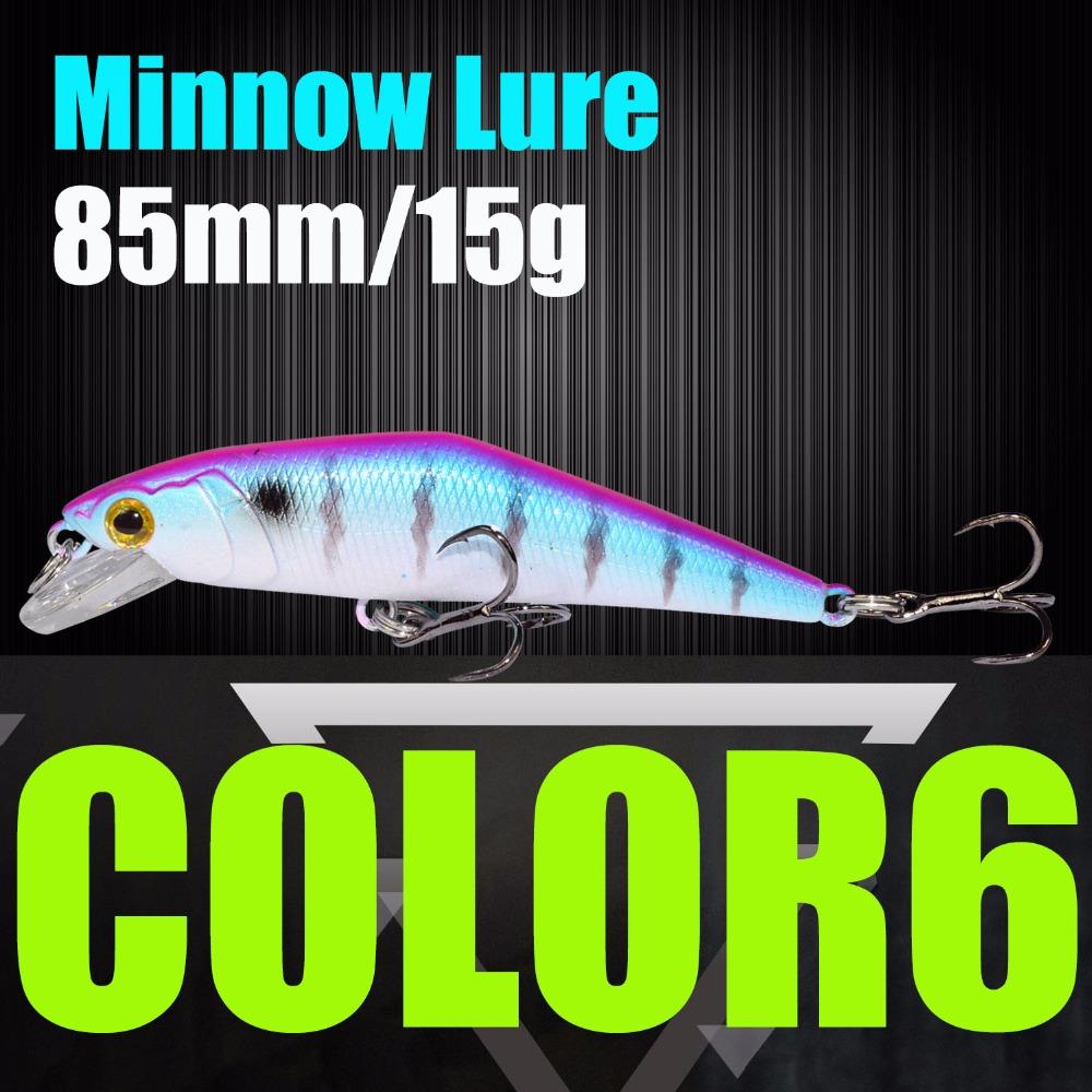 AFISHLURE Fishing Lure Wobblers Trout 85mm/15g Minnow Hard Baits Iscas Artificial Pesca Leurre
