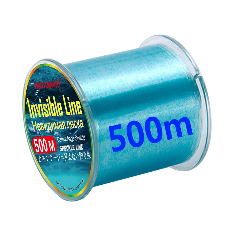 500M 1000M 3000M Invisible Speckle Fishing Line Carp Monofilament Spotted Fishing Line Fluorocarbon Coated Fishing Line Pesca
