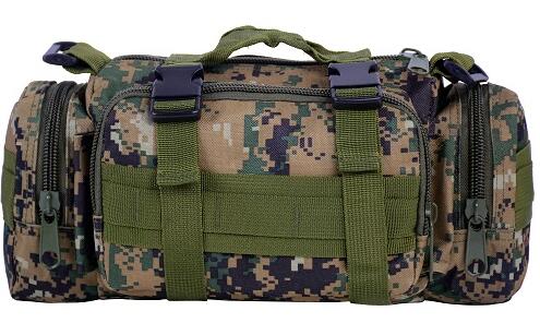 Black Hawk Commandos Multi-function Practical Waist Pack Handlebar military Camouflage Shoulder Bag for outdoor sports activities