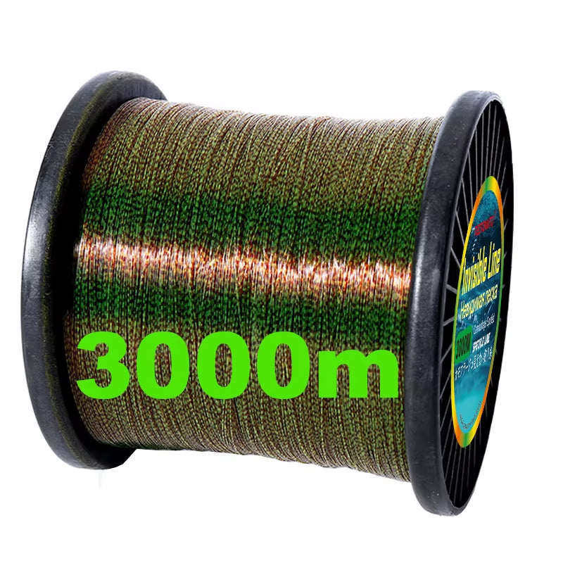 500M 1000M 3000M Invisible Speckle Fishing Line Carp Monofilament Spotted Fishing Line Fluorocarbon Coated Fishing Line Pesca