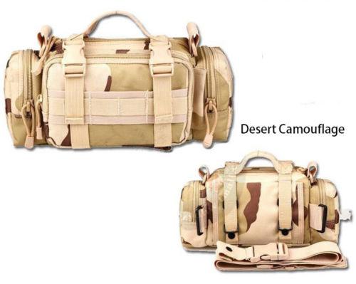 Black Hawk Commandos Multi-function Practical Waist Pack Handlebar military Camouflage Shoulder Bag for outdoor sports activities