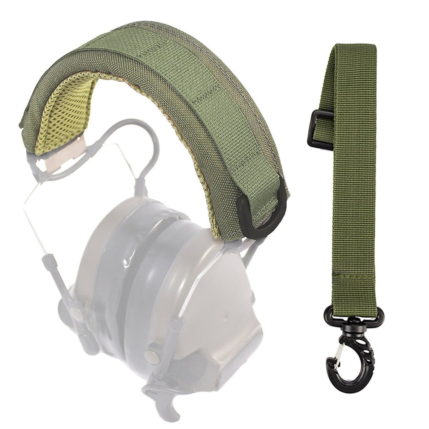 Outdoor Tactical Headphone Cover MOLLE Headwear Extended Edition Battle Earphone Cover Comfortable and Breathable