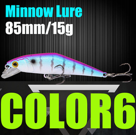 AFISHLURE Fishing Lure Wobblers Trout 85mm/15g Minnow Hard Baits Iscas Artificial Pesca Leurre