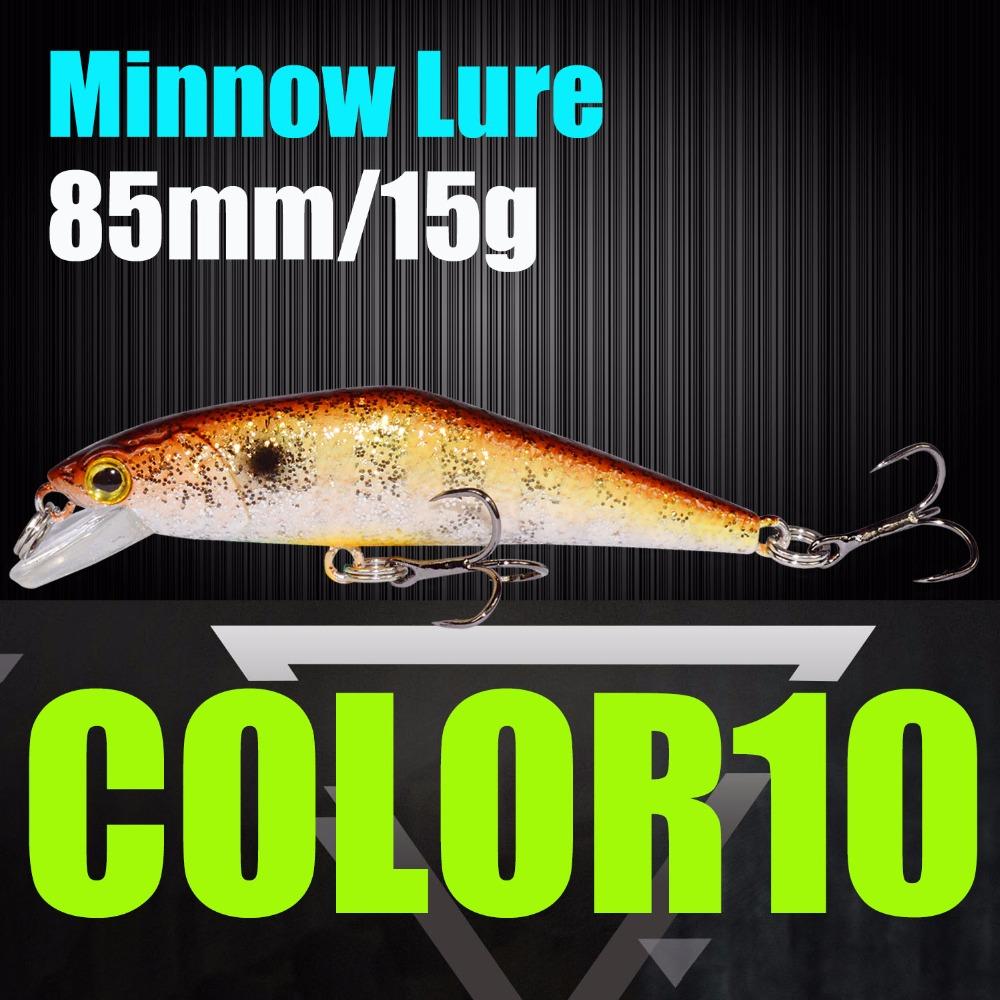 AFISHLURE Fishing Lure Wobblers Trout 85mm/15g Minnow Hard Baits Iscas Artificial Pesca Leurre