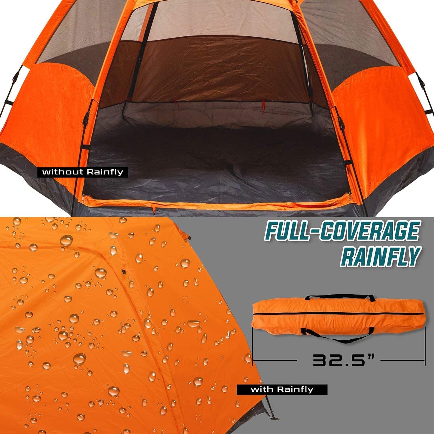 Professional Waterproof Camping Tent with Easy Setup