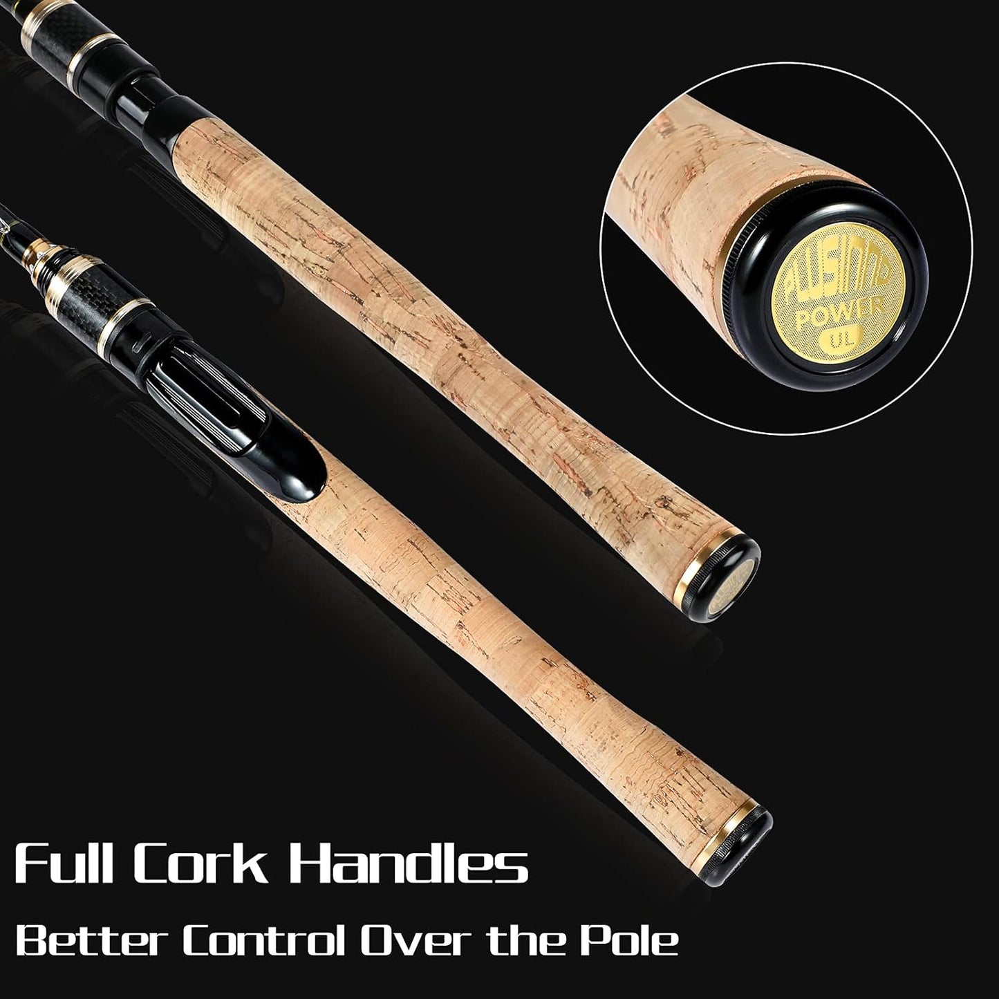 Fishing Rod and Reel Combo, Telescopic Ultra-Light and Sensitive Fishing Pole with Spinning Reel for Trout, Crappie, Bluegill, Panfish, and Other Small and Medium Size Fish