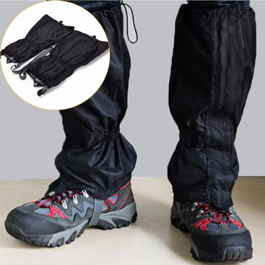 1 Pair Waterproof Windproof Outdoor Hiking Trekking Walking Climbing Hunting Snow Legging Gaiters Travel Kit