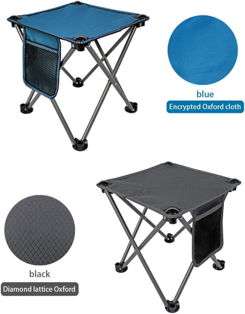 Compact Portable Folding Camping Stool - Lightweight Outdoor Chair for Travel, Hiking, BBQ, Fishing, Garden, and Beach Activities