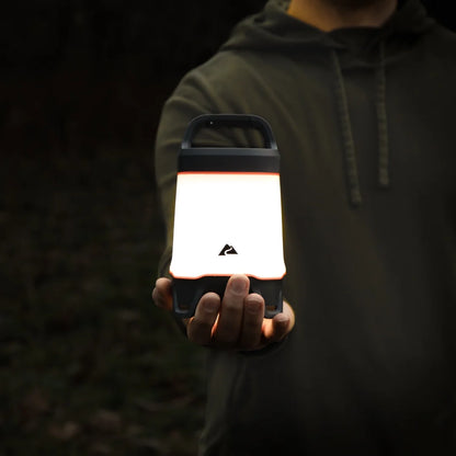 500 Lumen Lantern - Versatile LED Camping Light, Durable, 42-Hour Runtime, Gray & Orange