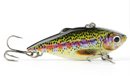 Mmlong 2.5/8.6g Vib Crankbait Lifelike Fishing Lure  Slow Sinking Hard Fish Wobbler Pes