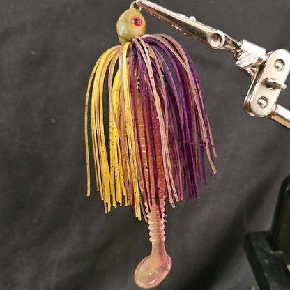 Swing Tail Swim Jig and 5 3.5" Swimbait Trailers Collaboration of Fishmore Custom Bait and King Crew Adventures