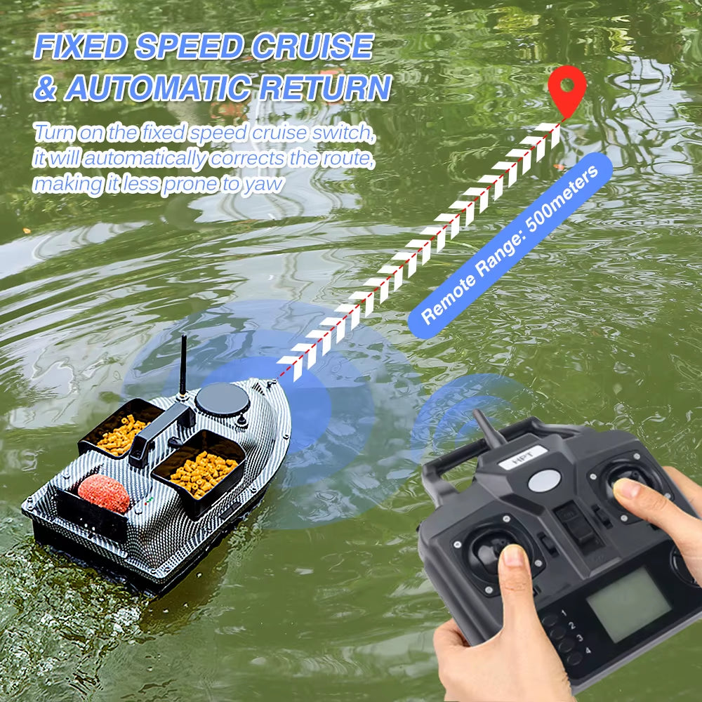 Remote Control for GPS Fishing Bait Boat R18 CTV18 V18 C118 Dual Hand LCD for Outdoor Fishing