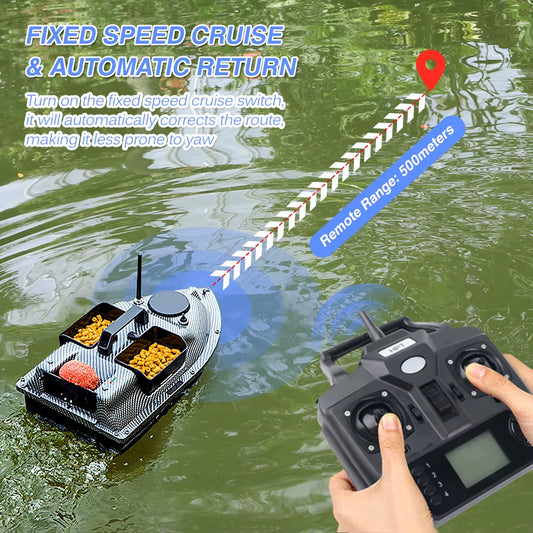 Remote Control for GPS Fishing Bait Boat R18 CTV18 V18 C118 Dual Hand LCD for Outdoor Fishing