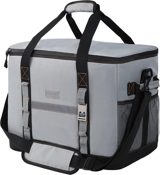 Insulated Leakproof Cooler Backpack - 32 Can Capacity, Double Deck Design, Lightweight and Waterproof for Beach, Camping, and Hiking
