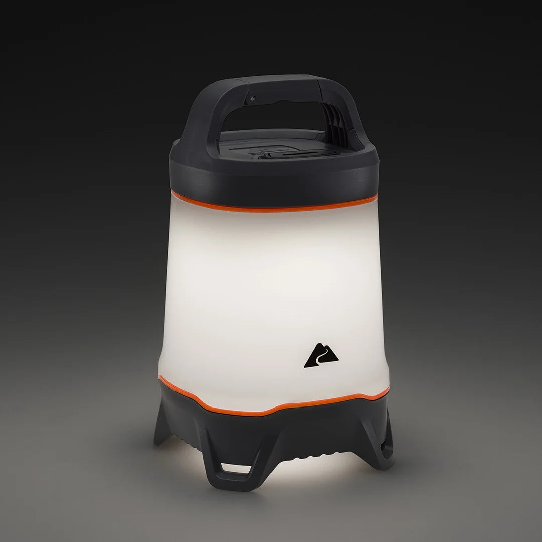 500 Lumen Lantern - Versatile LED Camping Light, Durable, 42-Hour Runtime, Gray & Orange