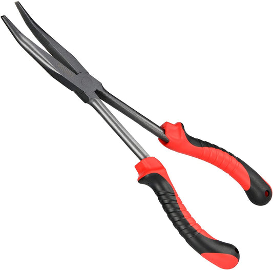 F05 Hook Remover Long Nose Fishing Pliers 11 Inches PTFE Plated