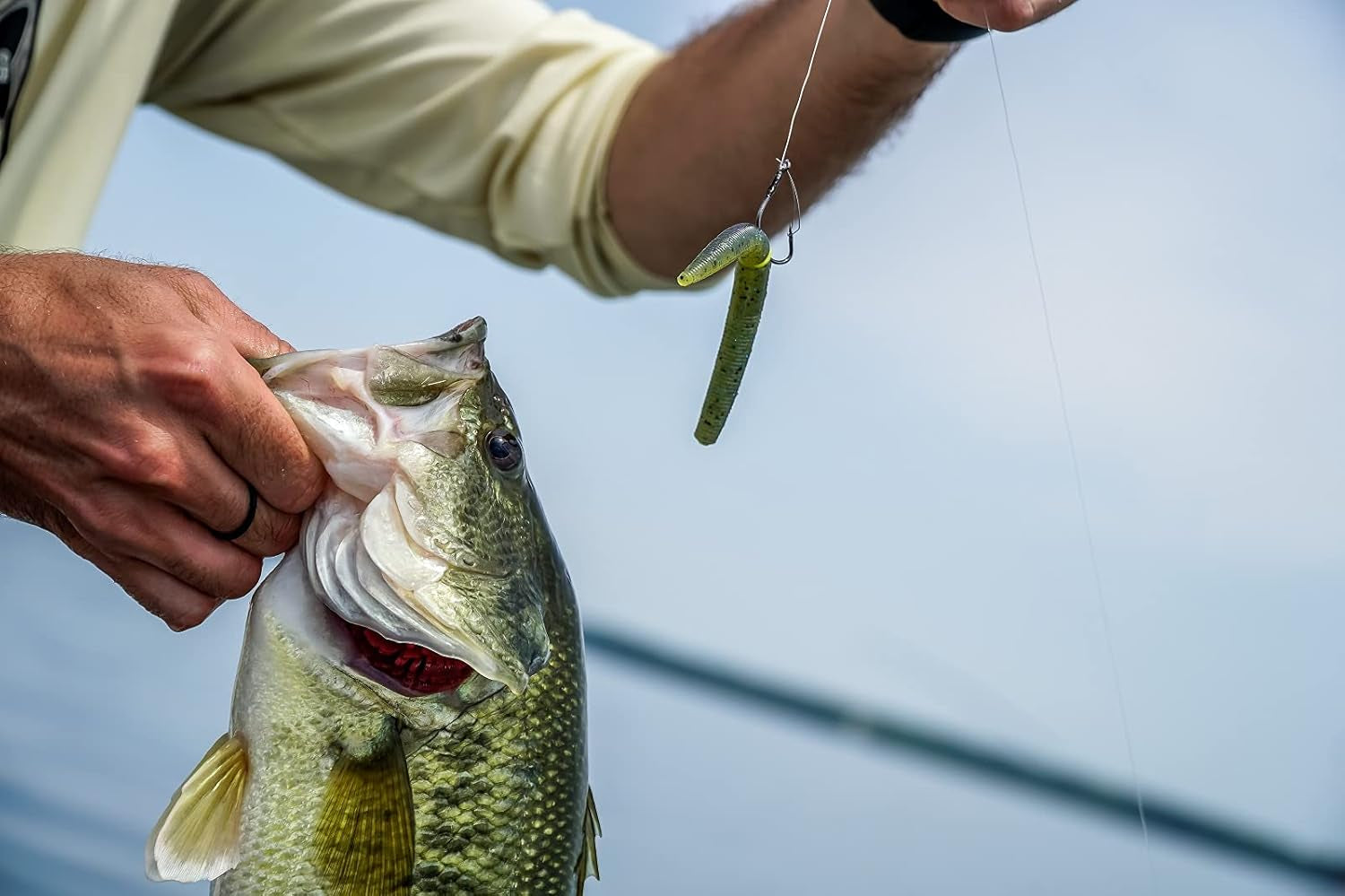 Harmony Fishing - Razor Series Wacky Weedless WG Hooks - the Ultimate Bass Fishing Hooks for the Wacky Rig & Neko Rig