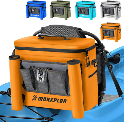Waterproof Kayak Seat Back Cooler - Portable Ice Chest for Kayaking, Beach, and Camping