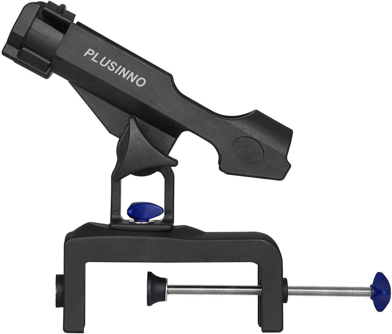 Fishing Boat Rods Holder Large Clamp Opening 360 Degree Adjustable Fishing Rod Racks Folding Holder
