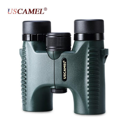 USCAMEL Military Compact 10x26 HD Waterproof Binoculars Clear Vision Zoom Professional Telescope for Travel Outdoor Hunting