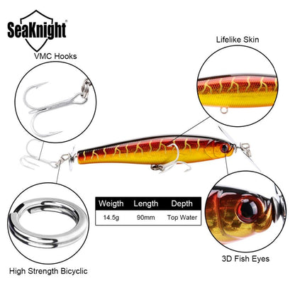 SeaKnight SK034 Pencil Fishing Lure 1PC  14.5g 90mm Top Water