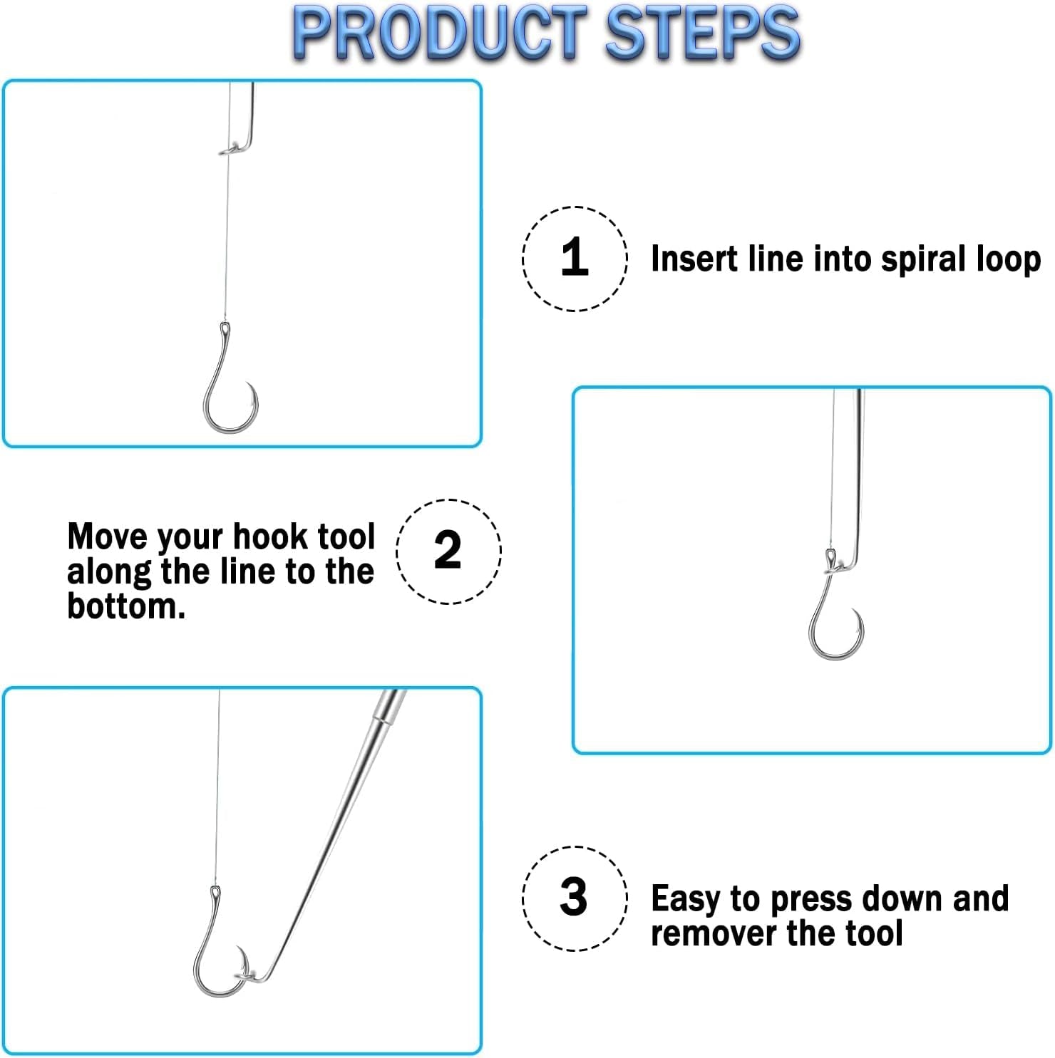 Fish Hook Remover Tool, Fishing Hook Quick Removal Device, Fishing Gear and Accessories Security Extractor Equipment Kits for Adult, Hook Extractor Tools with Storage Tube