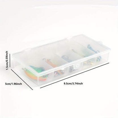 Artificial Fishing Lure, 1 Box 2.5G/3.5G/5G Fishing Kit, Jig Spoon Lure Bait Set, Hard Metal Spinner Wobbler Spoon Lure, Trout Bass Area Fishing Gear Lure, Spoon Bait