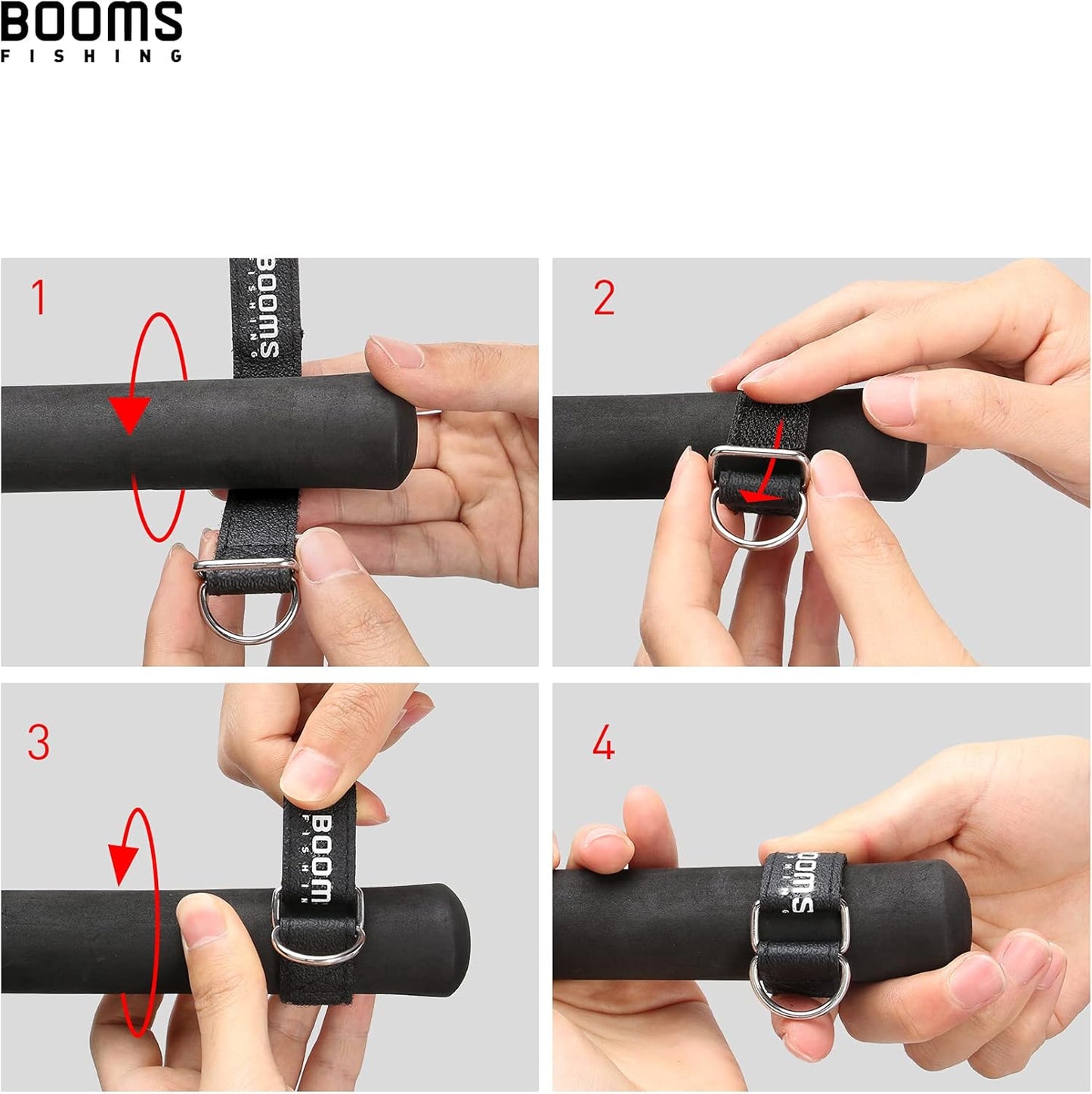 RB1 Rod Tie Belts Pole Straps 2Pcs 5.9"