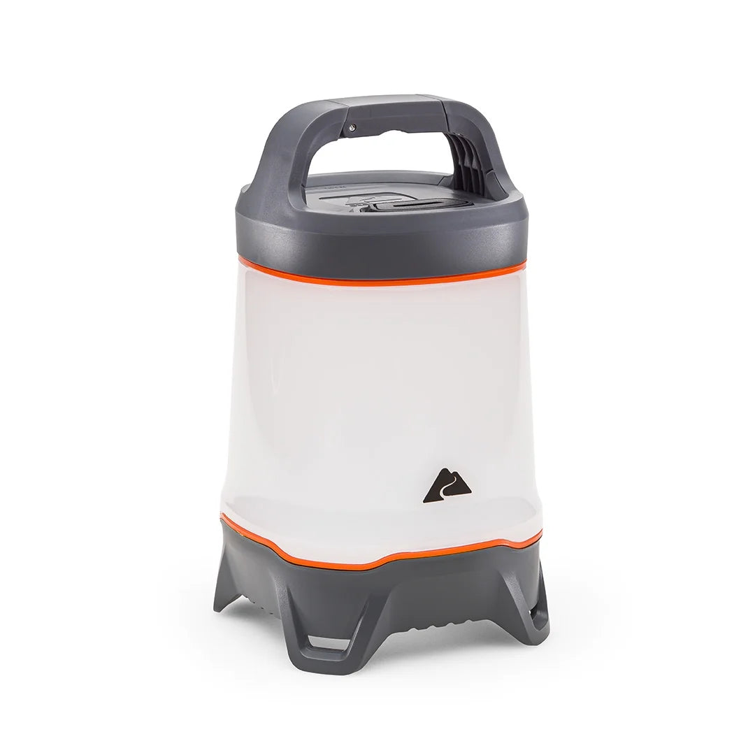 500 Lumen Lantern - Versatile LED Camping Light, Durable, 42-Hour Runtime, Gray & Orange