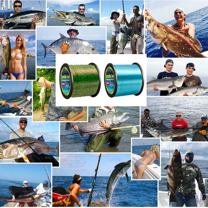 500M 1000M 3000M Invisible Speckle Fishing Line Carp Monofilament Spotted Fishing Line Fluorocarbon Coated Fishing Line Pesca